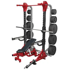 Peralatan Kebugaran populer komersial Body Building latihan olahraga Gym menggunakan mesin berat rak jongkok