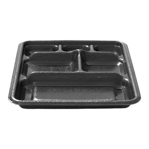 Lonchera Bento Box PP de 6 compartimentos NO 2 con lámina de espuma de alta expansión Ecotainer, alternativa a la lonchera de espuma PS. - Product Image 6