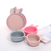Vaisselle en silicone de haute qualité pour bébé, ensemble de bols et assiettes pour l'alimentation des enfants