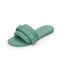 Chaussures plates pour femmes Marque à la mode Sandales à bout ouvert pantoufles Pantoufles d'extérieur pour femmes