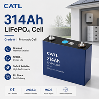 Cellule LiFePO4 prismatique CATL 3.2V 314Ah Grade A pour stockage d'énergie solaire hors réseau, ESS, VR, maison, longue durée de vie, stock UE, vente en gros