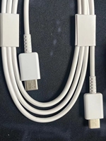 Kabel pengisi daya Super cepat, kabel pengisian daya Super cepat Usb C Tipe c ganda 5A 1.8M Ori 3A untuk Samsung S23 S22 S24 ultra F02S F12 F41
