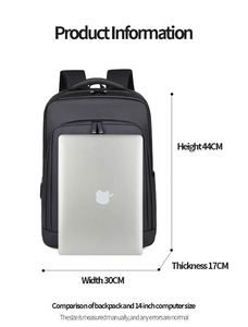 New Arrival Custom logo Designer Durable Office USB Mochila Bagpack Waterproof Travel Back <b>Pack</b> Laptop <b>Bag</b> Backpack for Men - Product Image 2