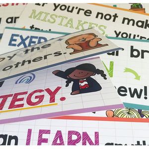 Affirmations quotidiennes inspirantes, motivation, encouragement à la pleine conscience, croissance, mentalité positive, cartes d'affirmations positives pour enfants - Product Image 5
