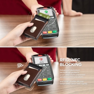 Tilonstar กระเป๋าสตางค์โลหะขนาดกะทัดรัดและบาง TVC105, ที่ใส่บัตรเครดิตป๊อปอัพ RFID กันขโมย - Product Image 6