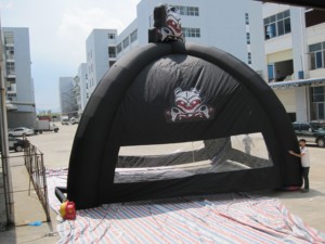 Inflatable BC Bike Camping Tent Digital Printing 12ft Dimensions Electric Air <b>Pump</b> Waterproof Windproof Custom Logo Advertising - Product Image 5