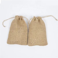 Sac à poussière en toile de jute biodégradable, recyclable, écologique, réutilisable, doux, avec cordon de serrage, pour emballage cadeau