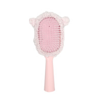 Peigne en peluche personnalisé, mignon mouton en peluche, couverture souple, protection chaude, accessoires de peigne en peluche