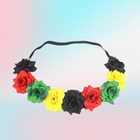 Bandeau floral couronne de cheveux d'halloween gothique pour femmes pour les fêtes effrayantes mariages de plage Vampire Cosplay photographie