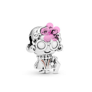 Pulseras de Plata de Ley 925 al por Mayor con Dijes de Zirconia Azul Invernal, Adornos de Búho y Hombre Árbol, Separadores DIY de Moda para Niños - Product Image 3