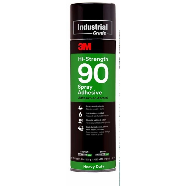 3M Hi-Strength Clear Spray Adhesive 500 ml Pressurized Cylinder Adhesive Tape