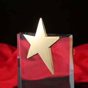 Star Shaped Award Trophy Crafts /crystal Trophy for <b>Engraving</b> Available/personalized Crystal <b>Plaques</b> and Awards Trophy for Gift - Product Image 4