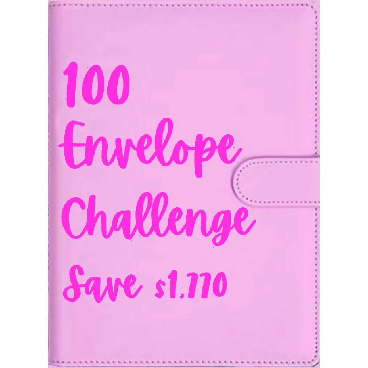 Couple Challenge 100 Jours Enveloppe Challenge Loopbook Event Cash Envelope Budget Notebook