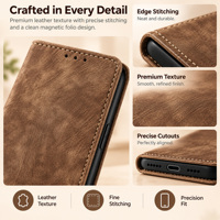 Étui portefeuille magnétique en gros pour iPhone 18 17 16 15 14 13 12 Pro Max Plus avec porte-cartes et protection intégrée