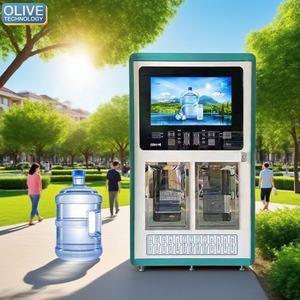 Dispositivos de máquina expendedora de agua embotellada purificada Ro de recarga pequeña RO de ósmosis inversa para agua potable 800GPD o 400GPD - Product Image 1