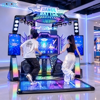 Machine de danse interactive commerciale avec reconnaissance de mouvement infrarouge pour centres de divertissement familial et salles d'arcade
