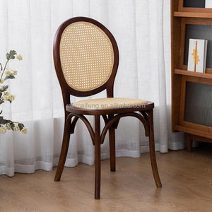 Silla <span class=keywords><strong>de</strong></span> <span class=keywords><strong>Madera</strong></span> Maciza para Restaurante, <span class=keywords><strong>Comedor</strong></span>, Cafetería, Estilo Rattan, <span class=keywords><strong>Precio</strong></span> Económico, Último Modelo en Venta - Product Image 2
