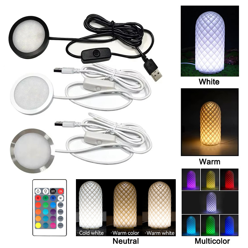 Kit Ampoule LED 001 3 Couleurs Pour Bambu Lab Makerworld - Éclairage USB 3000K