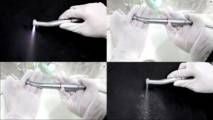 Attrezzatura per terapia orale vendita calda contrangolo rapporto 1:5 a bassa velocità elettrico manipoli chirurgici dentali - Product Image 3