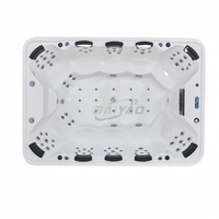 Spa de nage à 10 places avec système Balboa, en acrylique, Jacuzzi, Spa à bulles, Bain à remous, Piscine extérieure, Baignoire Balnéo, Whirlpool, Yakuzzy