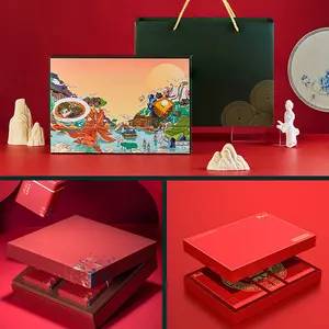 Kundenspezifische hochwertige Geschenkbox leere mechanische Uhren-Geschenkbox kreative Welt Deckel-Pappkarton