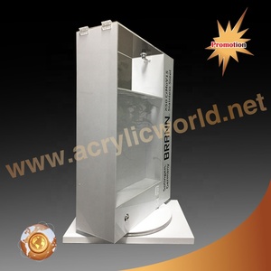 Custom Countertop Acrylic Knife <b>Display</b> <b>Stand</b> with 360° <b>Rotating</b> Base for Retail Stores - Product Image 4