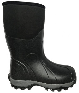 Hiver de Résistance À La Flexion Imperméable Bottes et Bottes En Caoutchouc Demi Femmes Personnalisé Welling Bottes En Néoprène - Product Image 1
