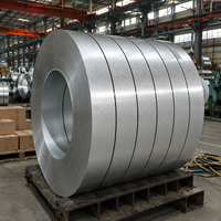 Bande d'acier Aluzinc haute résistance en bobine étroite, revêtue d'Al-Zn, 55% Al-Zn, en acier Galvalume pour tuyaux flexibles et toitures