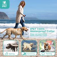 Hundetraining Anti-Bell-Halsband 2-in-1 Wasserdicht Wiederaufladbar mit Piepton Vibration Ohne Schock Sicher für Alle Hundegrößen und Rassen