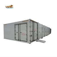 Conteneur frigorifique mobile multi-unités 20 pieds, chambre froide 20 pieds avec 3 unités de refroidissement Thermo King
