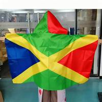 Cape promotionnelle personnalisée 3*5 pieds, drapeaux de corps du Brésil et d'Argentine pour encourager les pays d'Amérique du Sud, drapeau national