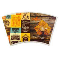 Machine d'impression flexographique 4 couleurs avec fonction de découpe pour l'impression de gobelets en papier, boîtes en papier/bols, imprimante flexographique en forme d'éventail