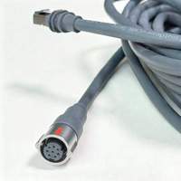 Câble Ethernet IP67 étanche M12 8 broches X-Code vers RJ45 pour caméra industrielle