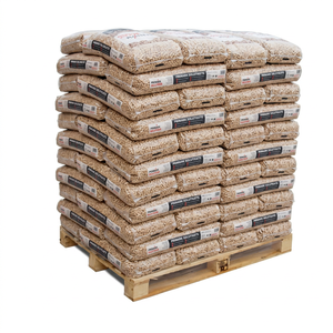 เม็ดไม้เชื้อเพลิงสำหรับระบบทำความร้อน บรรจุถุง 15 กก. มาตรฐาน EN Plus A1 - Product Image 1