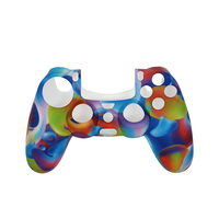 Étui en Silicone personnalisé doux au toucher housse complète étui en caoutchouc Durable pour PS4 coque de contrôleur de jeu pour playstation 4