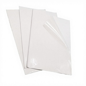 Feuilles d'étiquettes autocollantes en PVC transparentes imprimables à jet d'encre A4, résistantes à l'eau, sensibles à la chaleur, personnalisables avec logo, papier autocollant en vinyle transparent A3 - Product Image 3