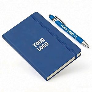 High-End <b>A5</b> Fully Business Notebook 80 Inner Leather <b>Note</b> <b>Books</b> Customizable Logo Custom Promotional Gifts - Product Image 1