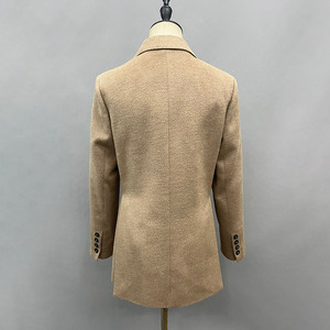 Jancoco Blazer en laine à double boutonnage de haute qualité <span class=keywords><strong>Manteau</strong></span> d'hiver en poils de chameau véritable personnalisé pour femmes - Product Image 4