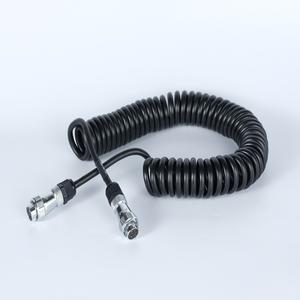Conjunto de Cabos Automotivos Personalizados de 5 Núcleos para Caminhões e Reboques, Cabo Espiralado com Conector para Sistema de Câmera de Reboque - Product Image 2
