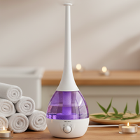 Humidificateur d'air ultrasonique à grande capacité, silencieux, sur pied, conçu pour le confort quotidien de l'air intérieur