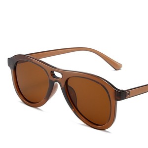 Lunettes de soleil vintage pour femmes, mode en gros 2025, logo personnalisé, léopard rétro, double faisceau, lunettes de soleil UV400 - Product Image 3