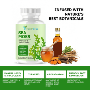 Factory Direct Sea Moss Gummies with Total Carbohydrate Helps Maintain Mental Clarity and Mood Stability Gummies - Product Image 3