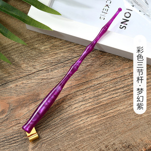 Supporto per pennino con penna tonda in resina in vetro regolabile con flangia Fine gotica in arabica inglese Ef calligrafia porta pennini da scrittura - Product Image 3