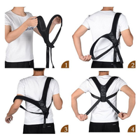 Lisseur réglable pour cou épaule clavicule dos soulagement de la douleur correcteur de posture respirant