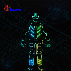 ชุดเต้นรำแสงไฟตรอนแบบออปติกสำหรับเด็กผู้ชายชุดงานปาร์ตี้ฮาโลวีนเรืองแสงชุดเต้นรำ WL-0149 - Product Image 6