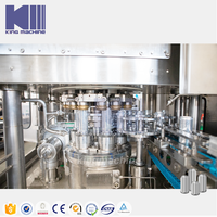 Projet clé en main en aluminium boîte de conserve boissons gazeuses café boisson liquide mise en conserve remplissage scellage ligne d'emballage Machine