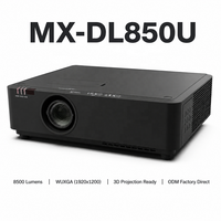 Projecteur laser DLP WUXGA haute luminosité 8500 lumens pour grande salle d'exposition, cartographie 3D et événements en plein air