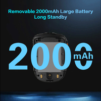 Microphone sans fil professionnel UNIWA BM001, portable, léger, en plastique, bouton SOS POC, applications Zello PTT, talkie-walkie, vente en gros