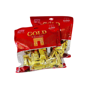 Dulces de Chocolate Dorado 280g, Diseño Gráfico de Estilo Europeo de Lujo, Deliciosas Golosinas Cremosas de Chocolate en Bolsa - Product Image 5