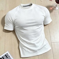 Supplier Kaos Soft Ring Spun Custom Sablon Grafis Preshrunk Polos Grosir untuk Seragam Staf Bengkel